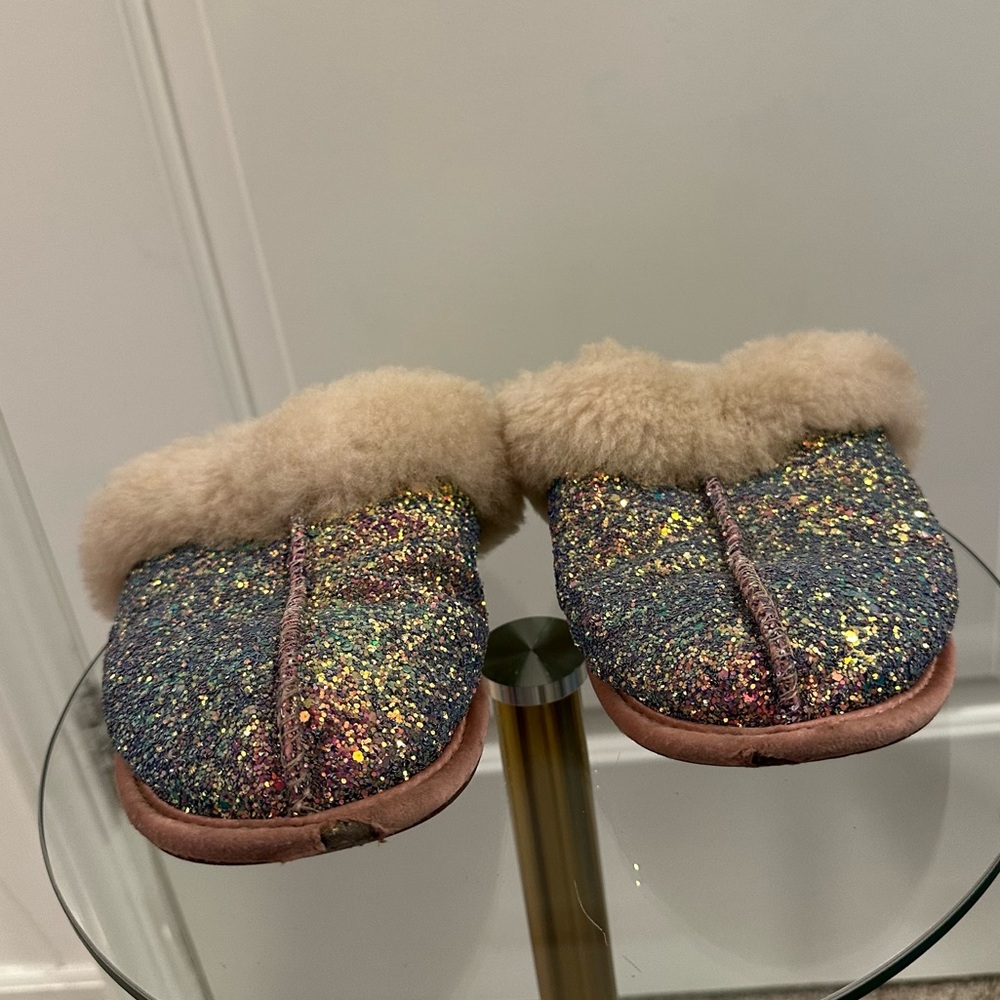 UGG Women's Scuffette Cosmos Chunky Glitter Slippers